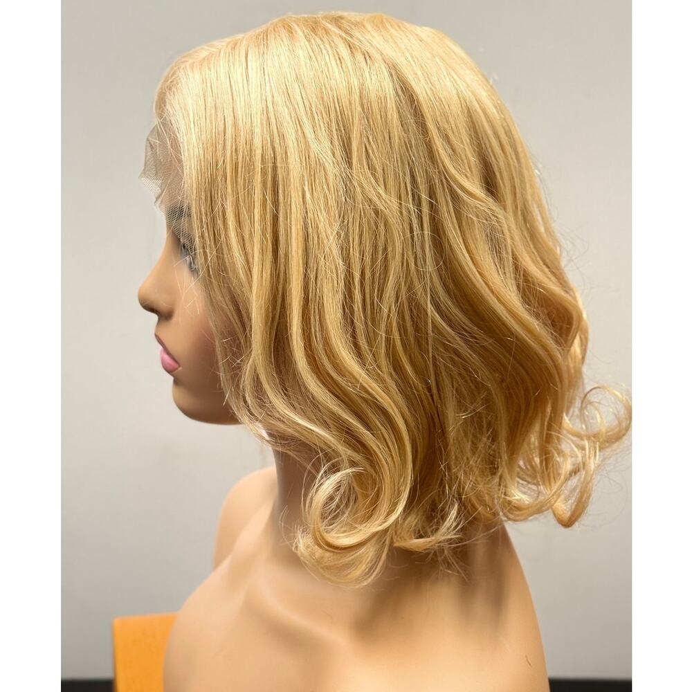 Wigsbuy Blonde Loose Wave Synthetic Hair Wig Mid-Length 12" NWT